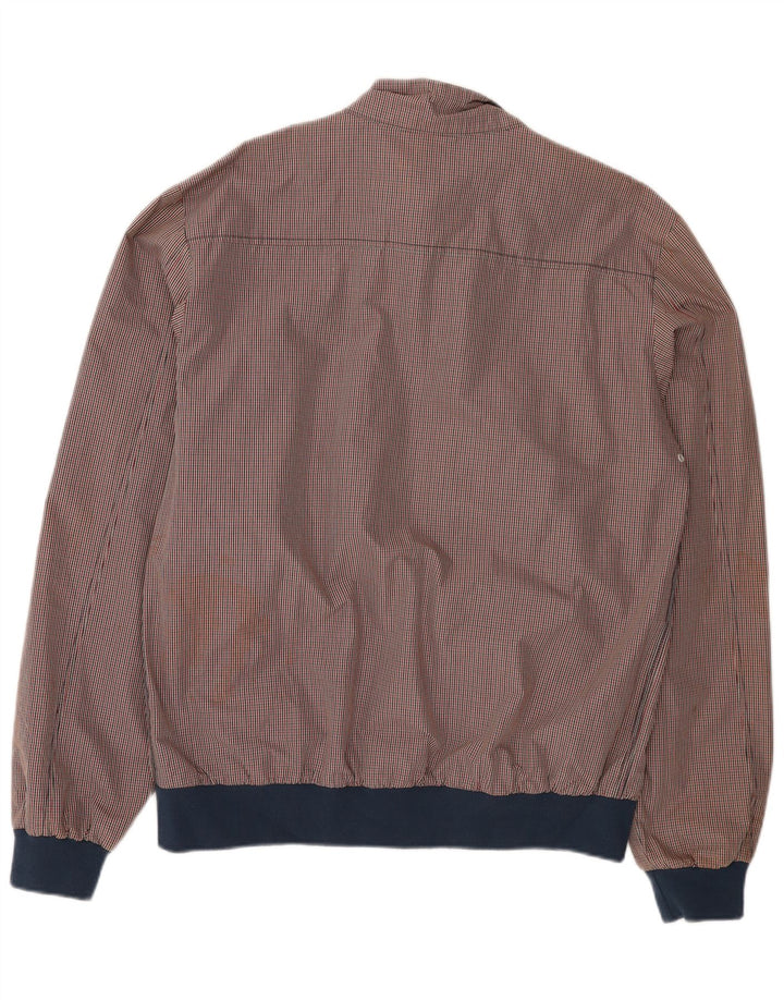 Męska kurtka bomber Quiksilver UK 42 XL, czerwona bawełniana kratka