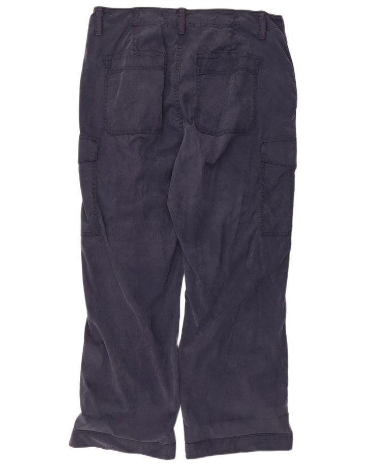 Damskie spodnie cargo Marks & Spencer US 16 Large W34 L27 Granatowe