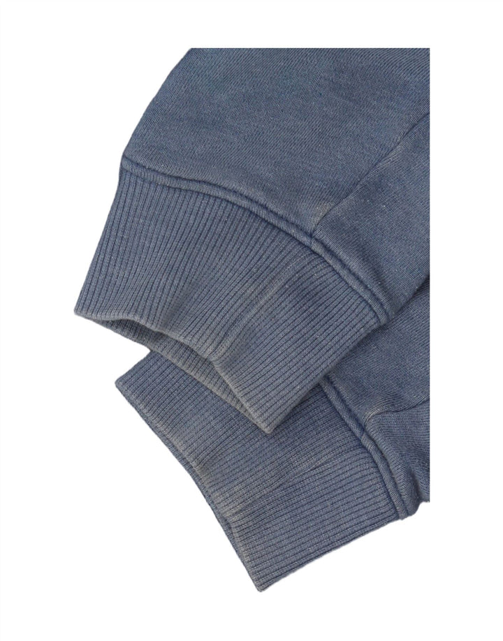 Męski sweter z kapturem Helly Hansen z grafiką, duży, niebieski, bawełniany