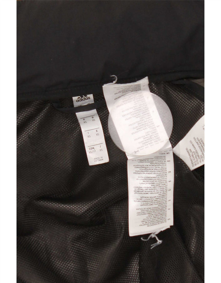 Damska bluza dresowa z kapturem, oversize, kurtka UK 6 XS, czarny poliester