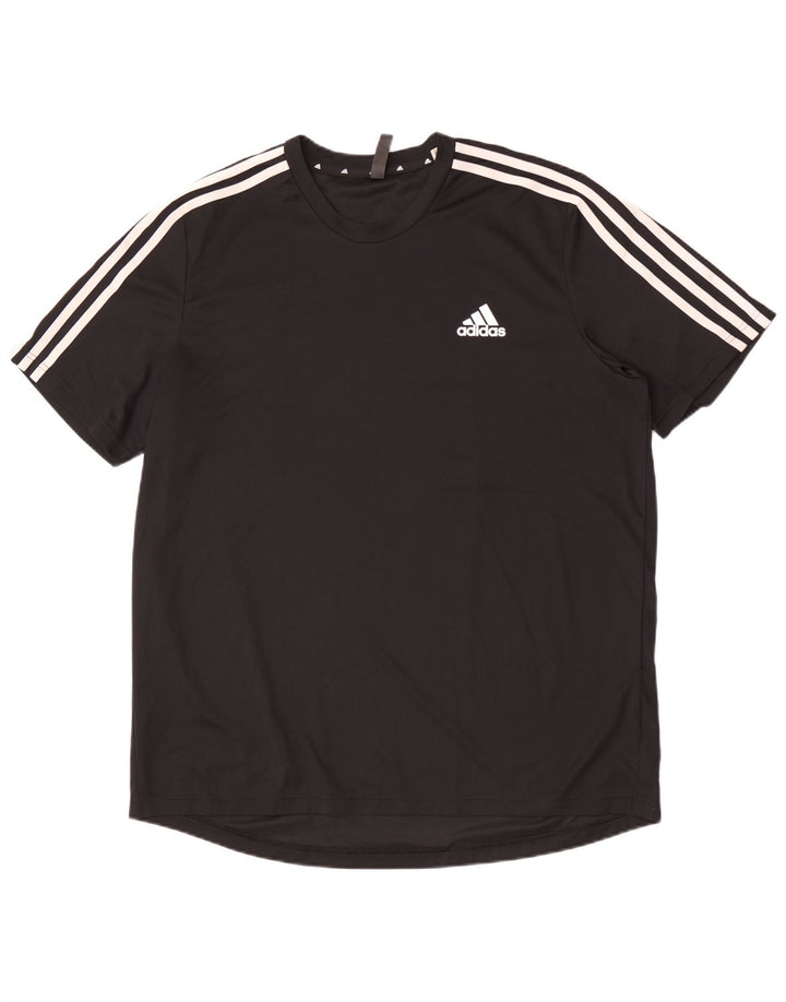 Adidas Męski T-shirt Aeroready Top XL Czarny Poliester