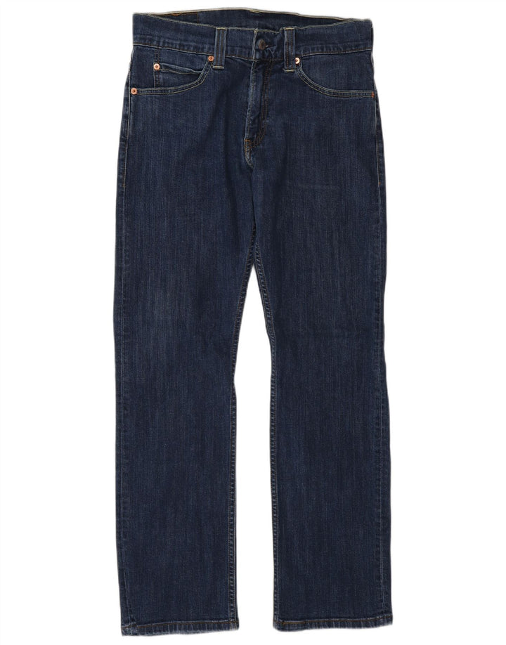 Damskie jeansy Levi's 506 Straight W30 L30 Niebieskie bawełniane
