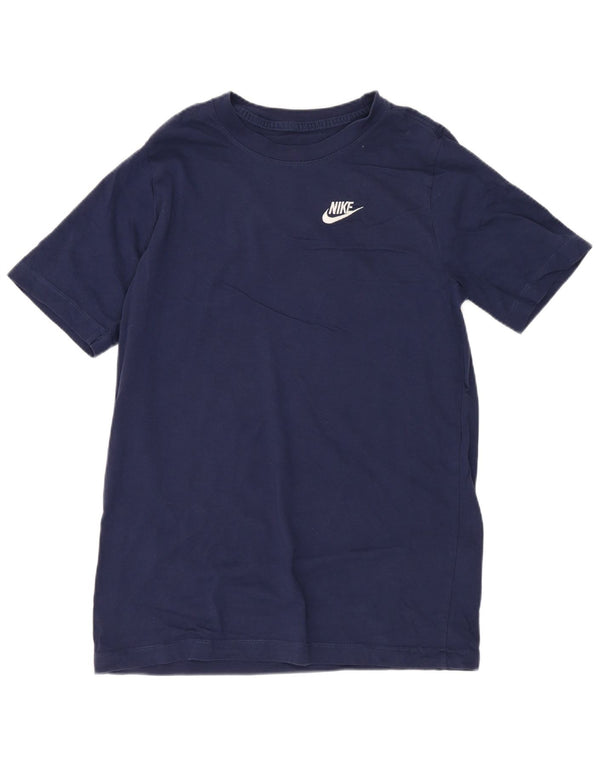 T-shirt chłopięcy Nike 13-14 lat XL, granatowy, bawełniany
