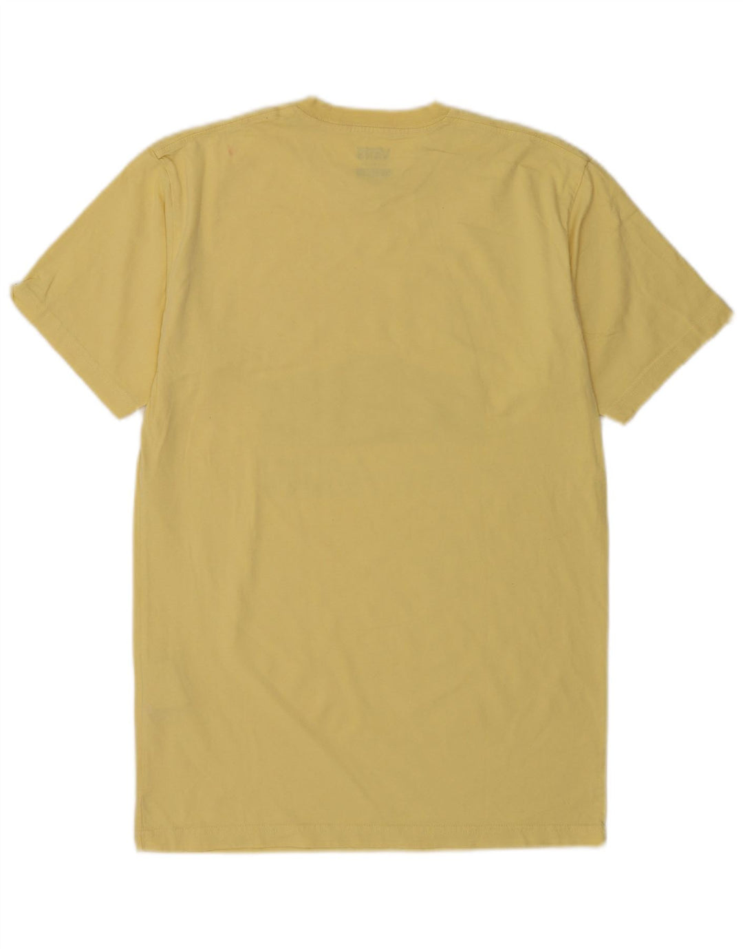 Męski T-shirt Vans o klasycznym kroju z grafiką, średni żółty, bawełniany