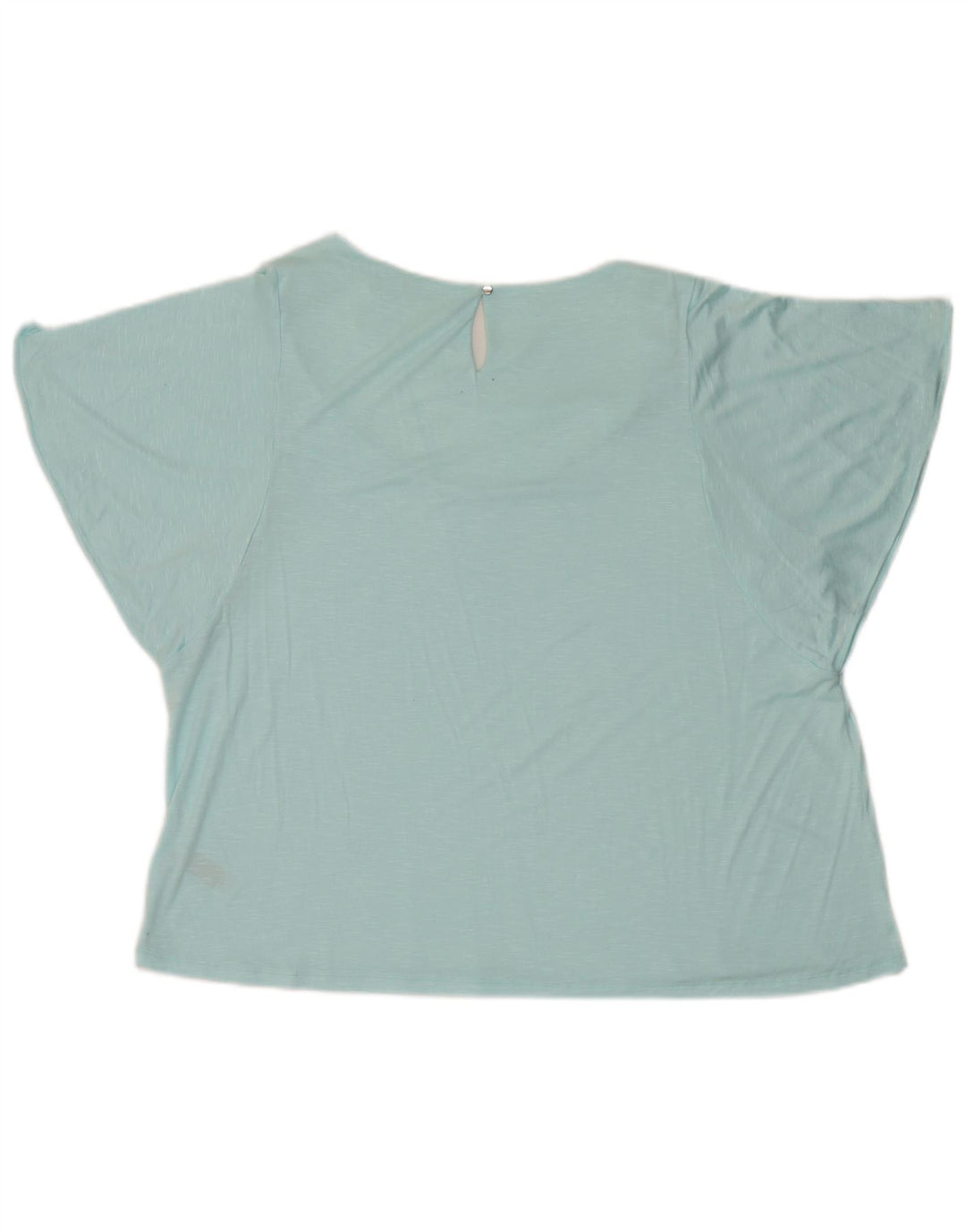 Bluzka damska Marks & Spencer UK 20 2XL Niebieska wiskoza z plamkami