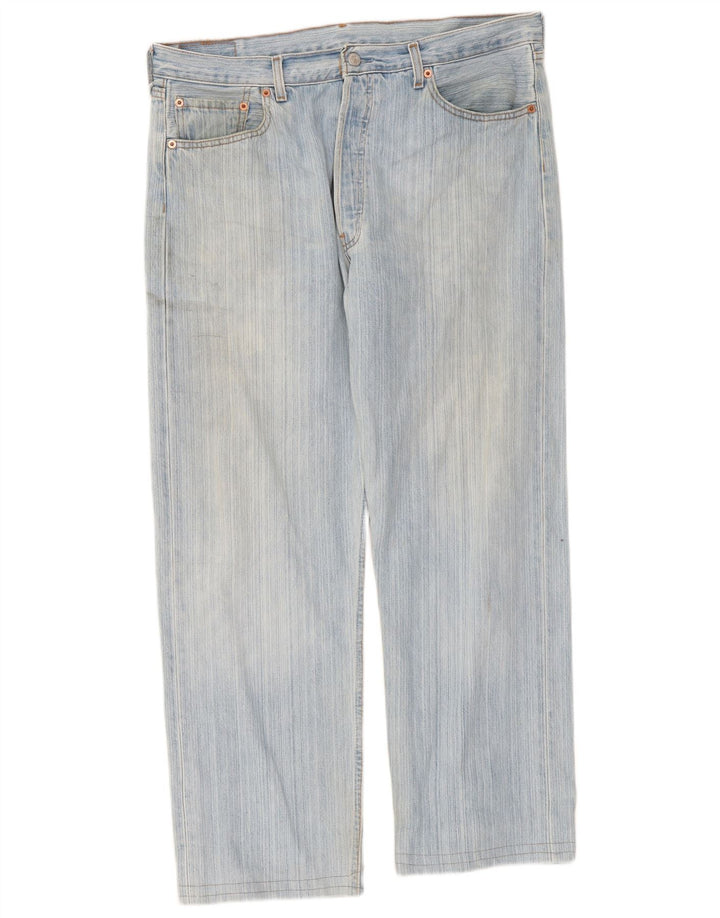Damskie dżinsy Levi's 501 Straight W38 L29 Niebieskie