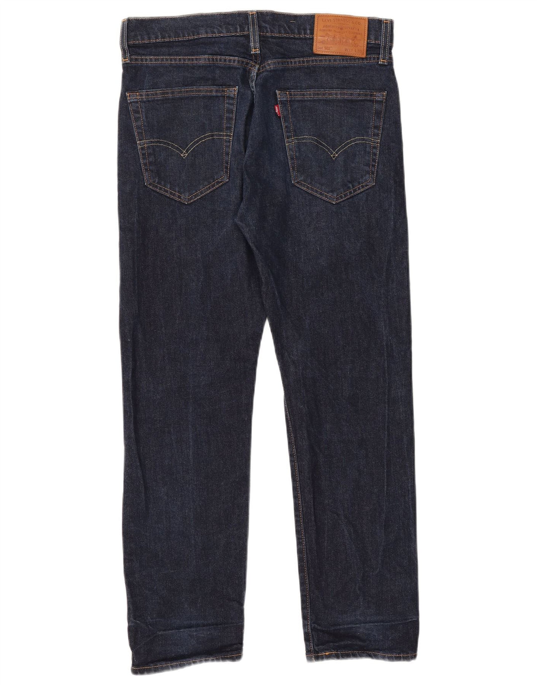 Damskie jeansy LEVI'S 502 Straight W32 L30 Niebieskie bawełniane