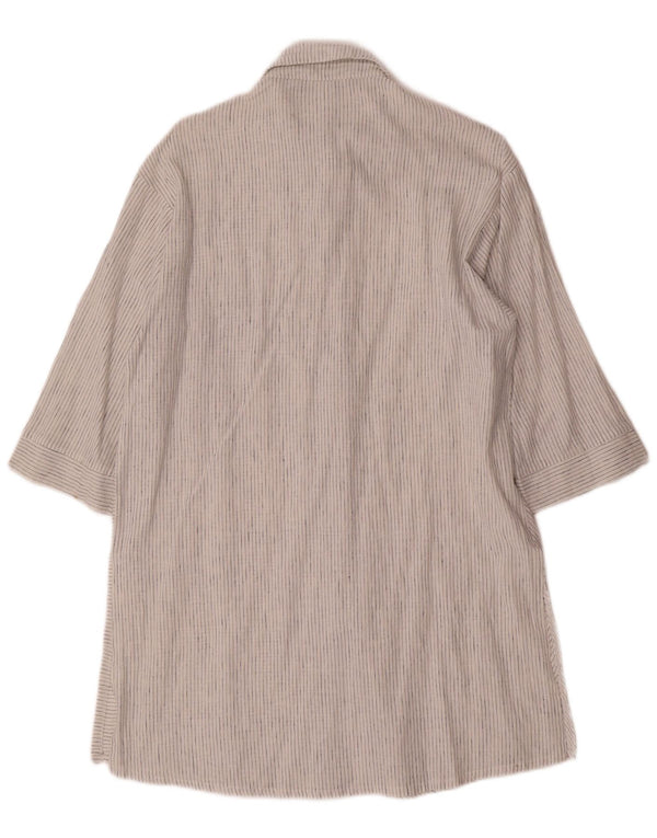 Damska sukienka koszulowa oversize z rękawem 3/4 Zara UK 6 XS w białe prążki