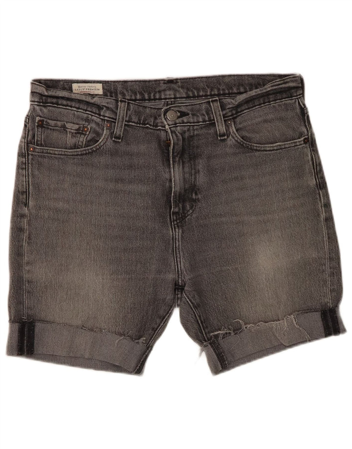 Męskie spodenki jeansowe Levi's 510 W33, duże, szare, bawełniane