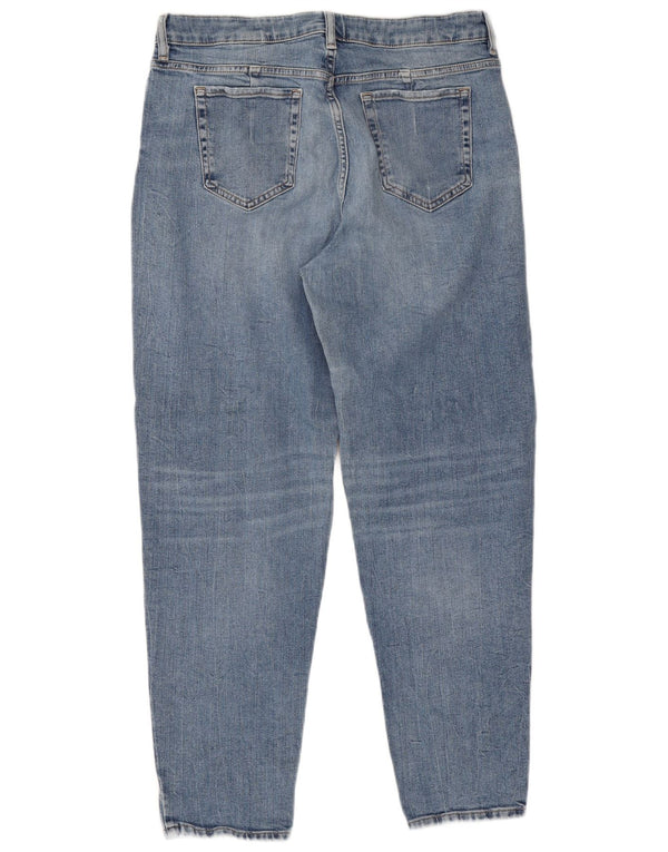 Marks & Spencer Damskie jeansy Mom Tapered UK 16 Large W32 L28 Niebieskie bawełniane