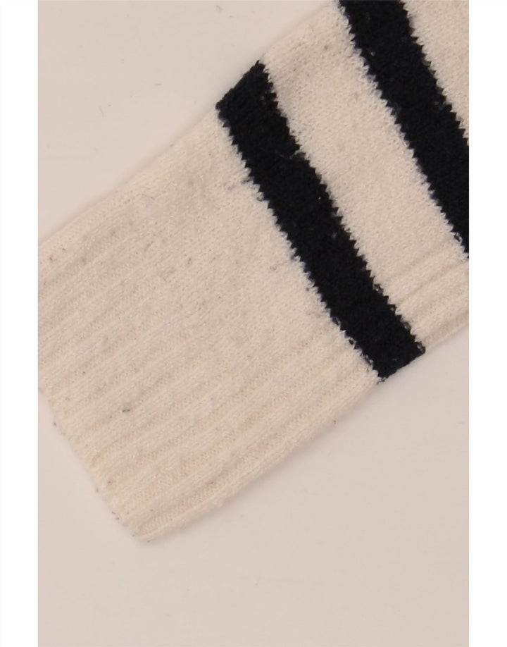 Marks & Spencer Damski sweter z wycięciem pod szyją, UK 14, średni złamanej bieli