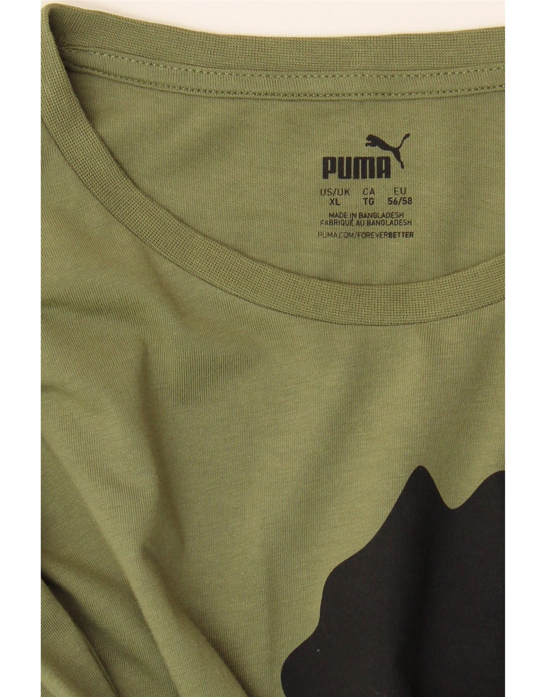 Męski T-shirt z grafiką Puma XL, khaki
