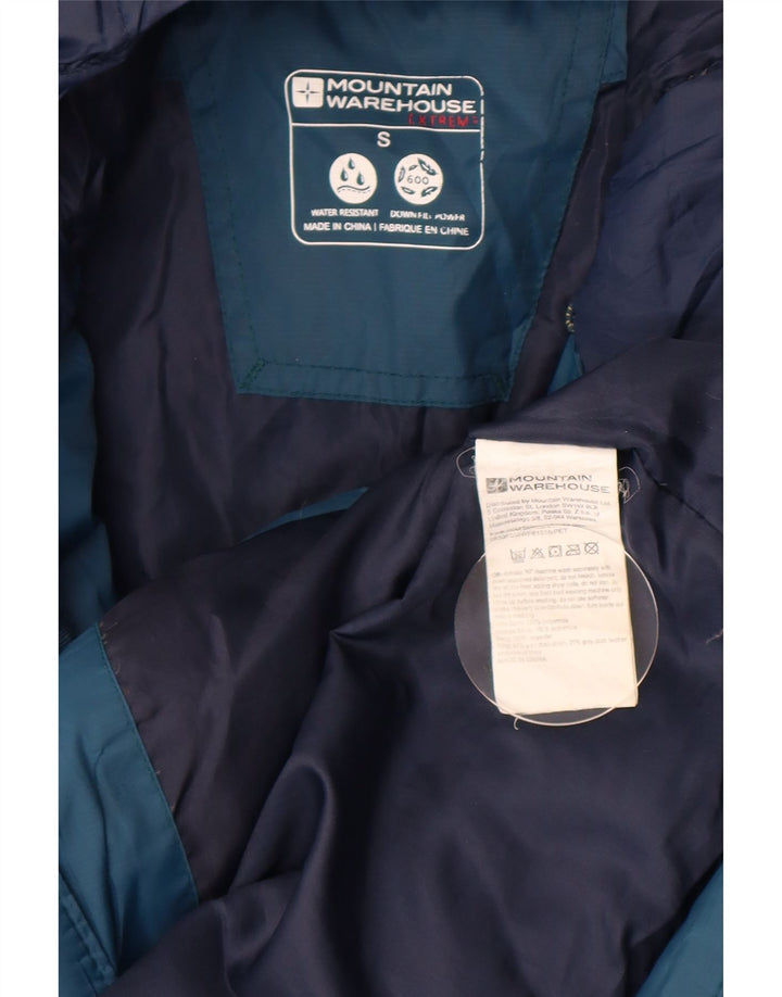 Męska wyściełana kurtka z kapturem i kapturem Mountain Warehouse UK 36 Small Blue Colorblock