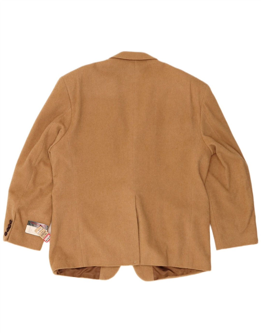 Męska marynarka Deansgate zapinana na 2 guziki UK 46 3XL Beżowa Camelhair
