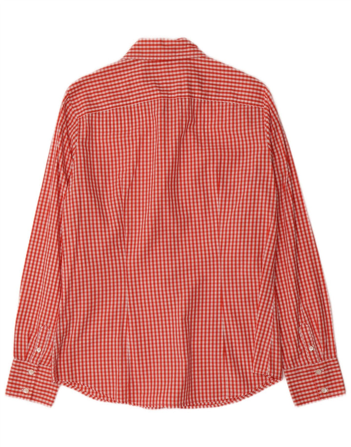 Koszula damska Tommy Hilfiger US 10, duża, bawełniana w kratkę, w kolorze czerwonym