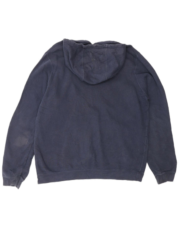 Męski sweter z kapturem NIKE, duży, granatowy, bawełniany