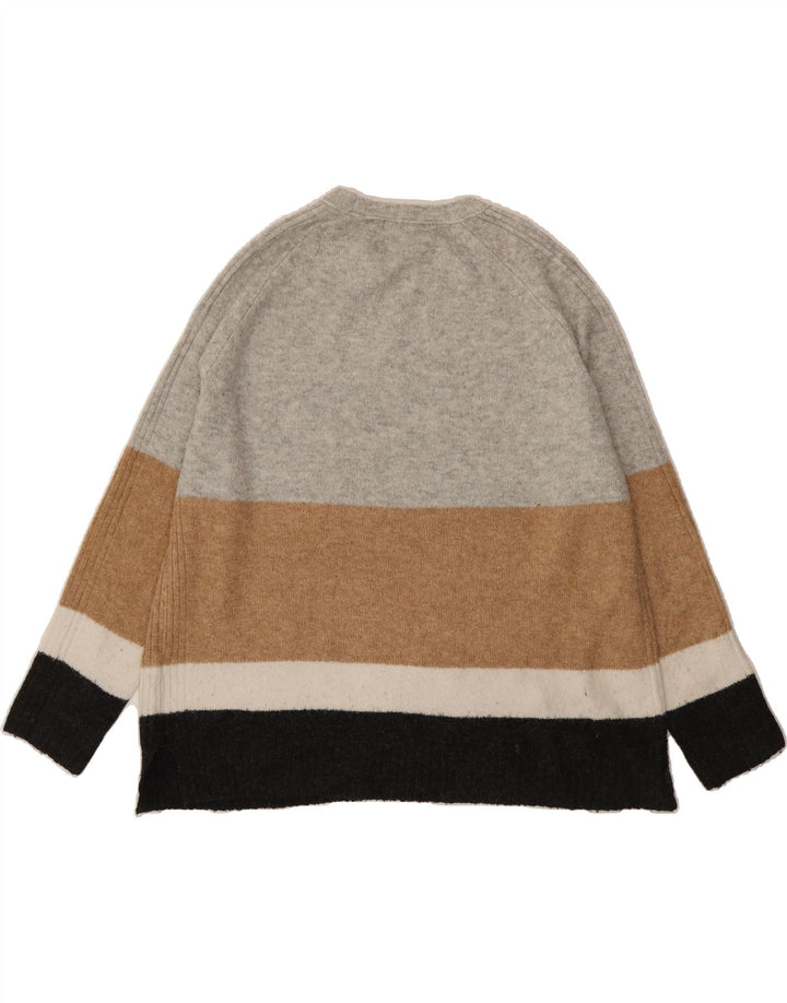 MARKS & SPENCER Womens Boat Neck Jumper Sweater UK 18 XL Multicoloured Vintage Marks & Spencer and Second-Hand Marks & Spencer from Messina Hembry 