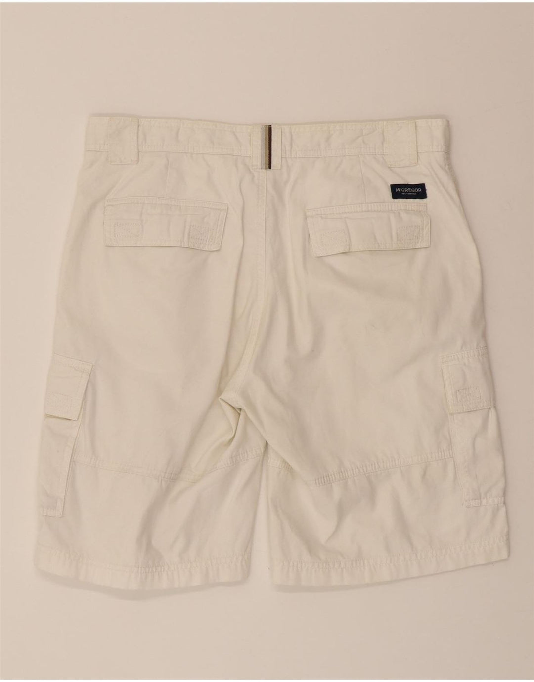 MCGREGOR Mens Cargo Shorts W36 Large White Cotton Vintage McGregor and Second-Hand McGregor from Messina Hembry 