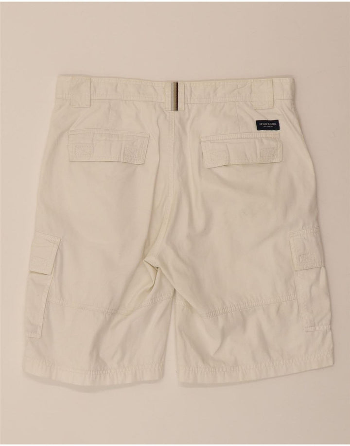 MCGREGOR Mens Cargo Shorts W36 Large White Cotton Vintage McGregor and Second-Hand McGregor from Messina Hembry 