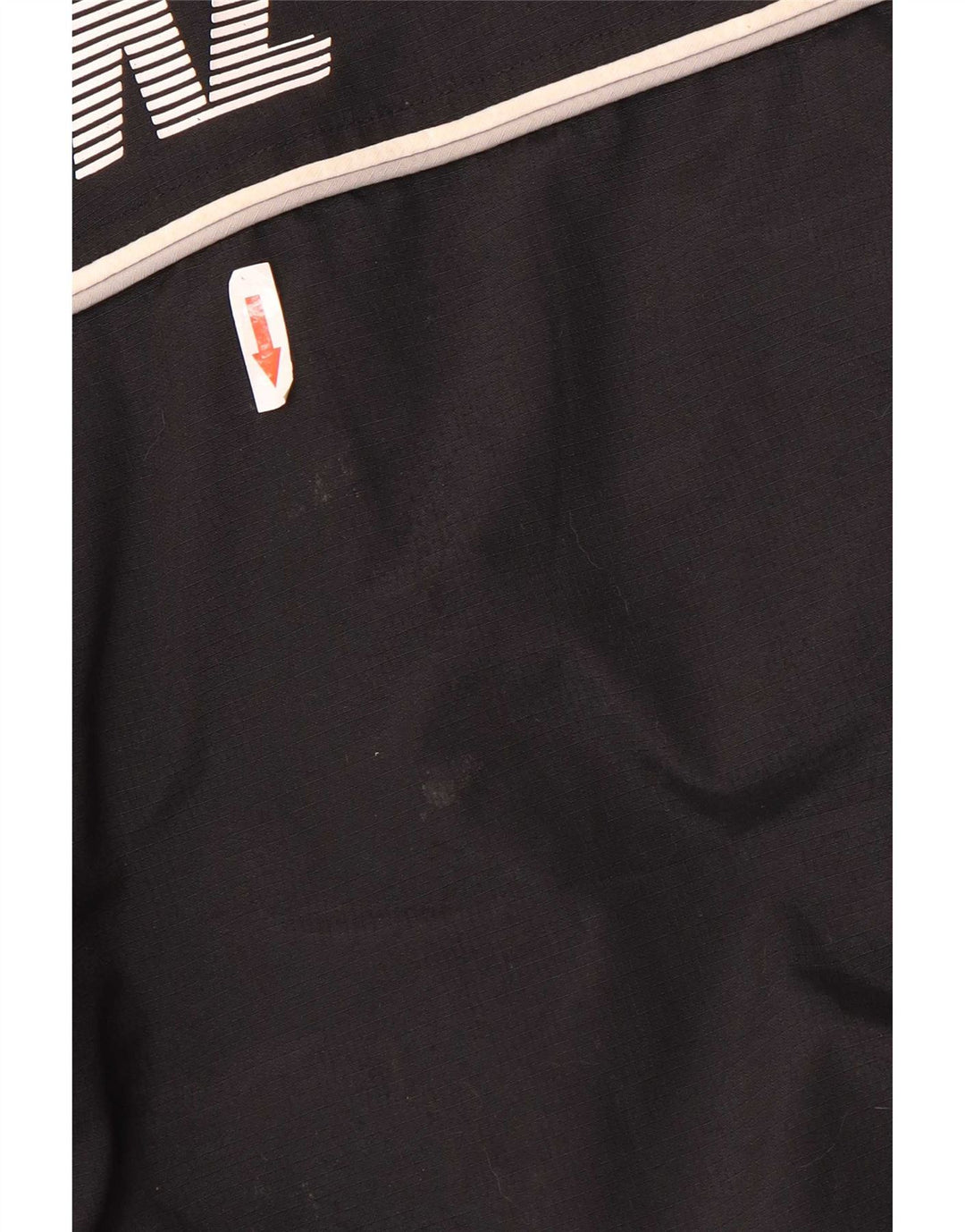 Męska wiatrówka z kapturem Nike Graphic UK 42/44, duży czarny poliester