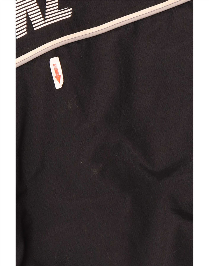 Męska wiatrówka z kapturem Nike Graphic UK 42/44, duży czarny poliester