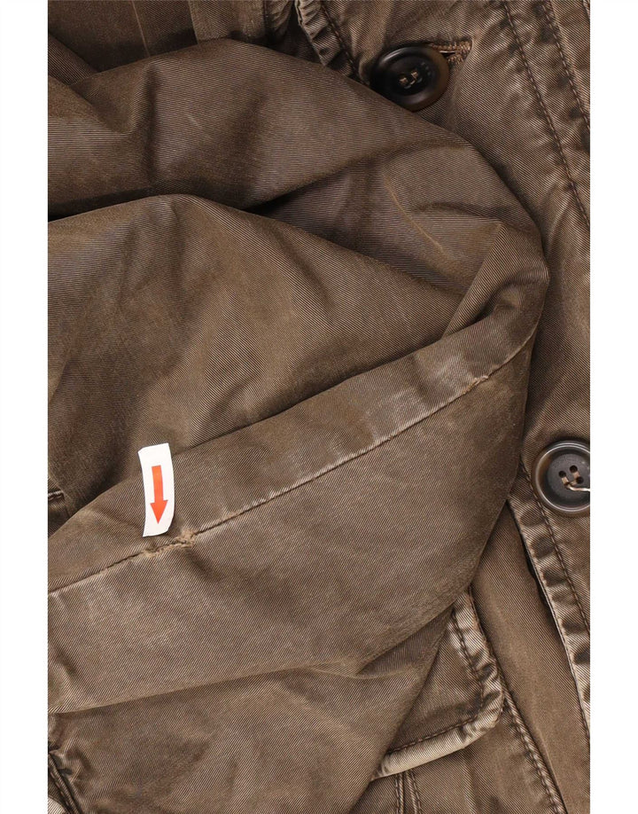 Męska kurtka użytkowa Marlboro Classics UK 40, duża, bawełniana khaki