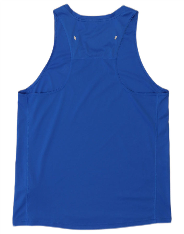Męska kamizelka Adidas Aeroready Top, średni niebieski poliester