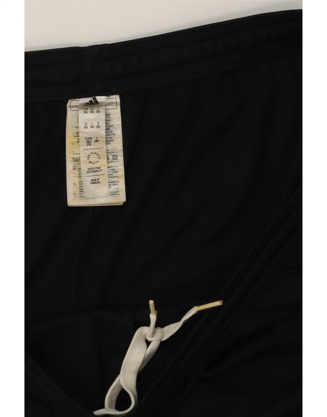 Męskie spodenki sportowe Adidas Aeroready 2XL, czarny poliester