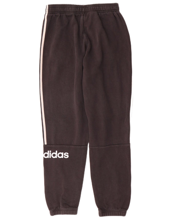 Adidas Dziewczęce Graficzne Spodnie Dresowe Joggery 13-14 Lat Czarna Bawełna