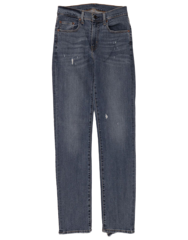 Levi's Womens Distressed Slim Jeans W26 L32 Blue