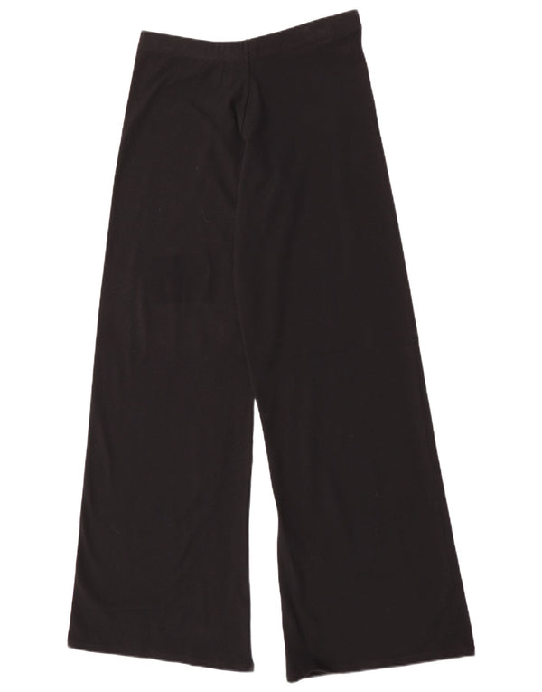 Damskie spodnie dresowe Reebok z szeroką nogawką Joggers UK 14, duże, czarne, bawełniane