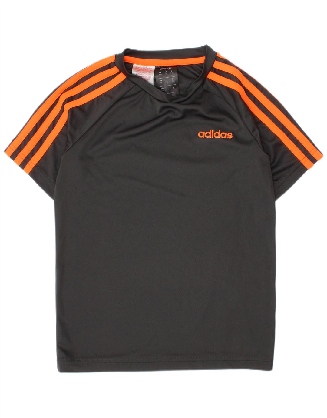 Chłopięca koszulka Adidas Climalite Top 7-8 lat Szary poliester