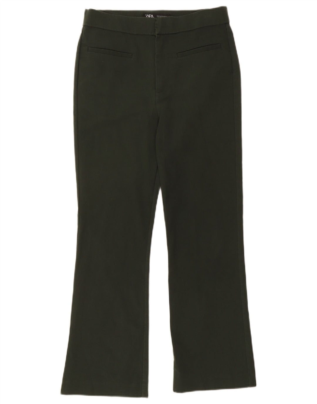 Krótkie spodnie damskie Zara Bootcut, średnie W28 L25 Khaki