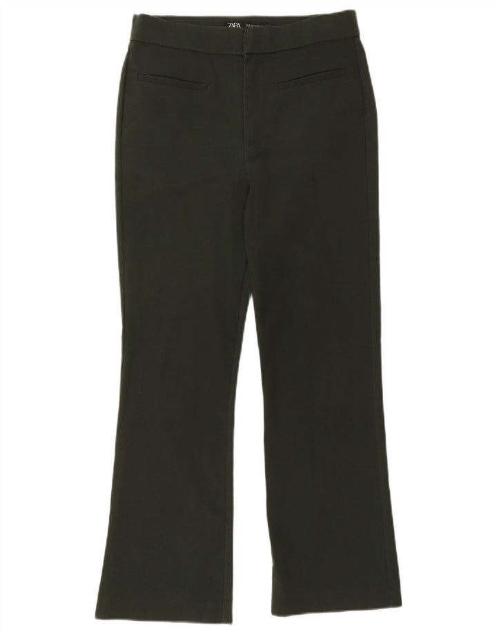 Krótkie spodnie damskie Zara Bootcut, średnie W28 L25 Khaki