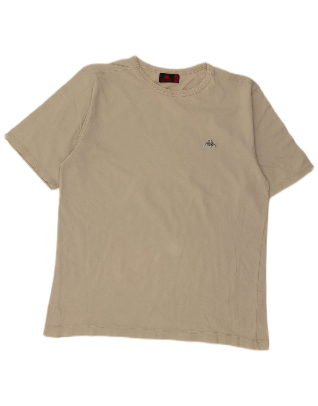 T-shirt damski Kappa Top UK 14 Średni beżowy bawełniany