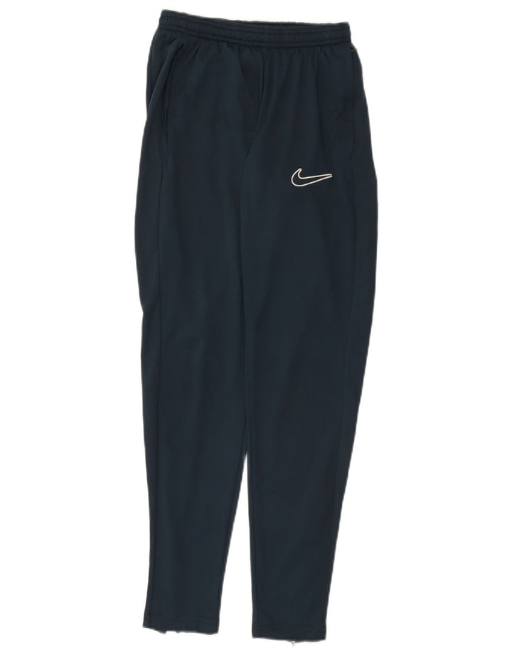 Męskie spodnie dresowe Nike XS, granatowe, poliestrowe
