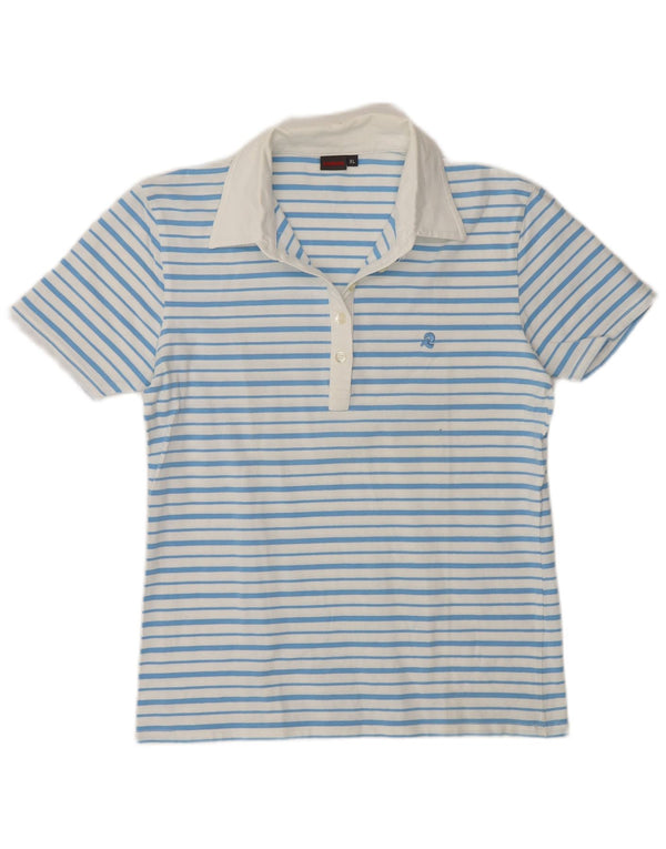 Damska koszulka polo Invicta UK 18 XL w niebieskie paski