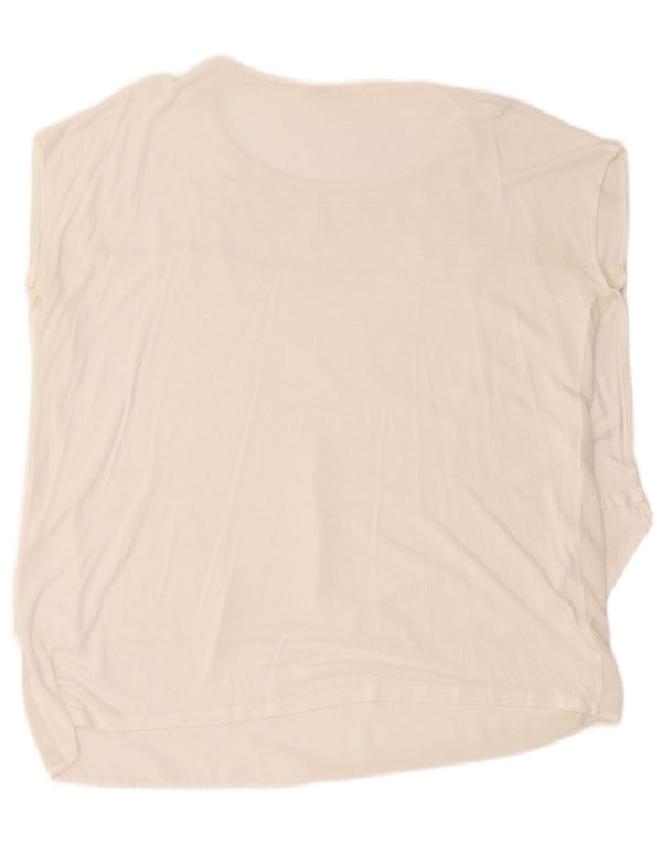 Damska bluzka bez rękawów Guess UK 18 XL, biała