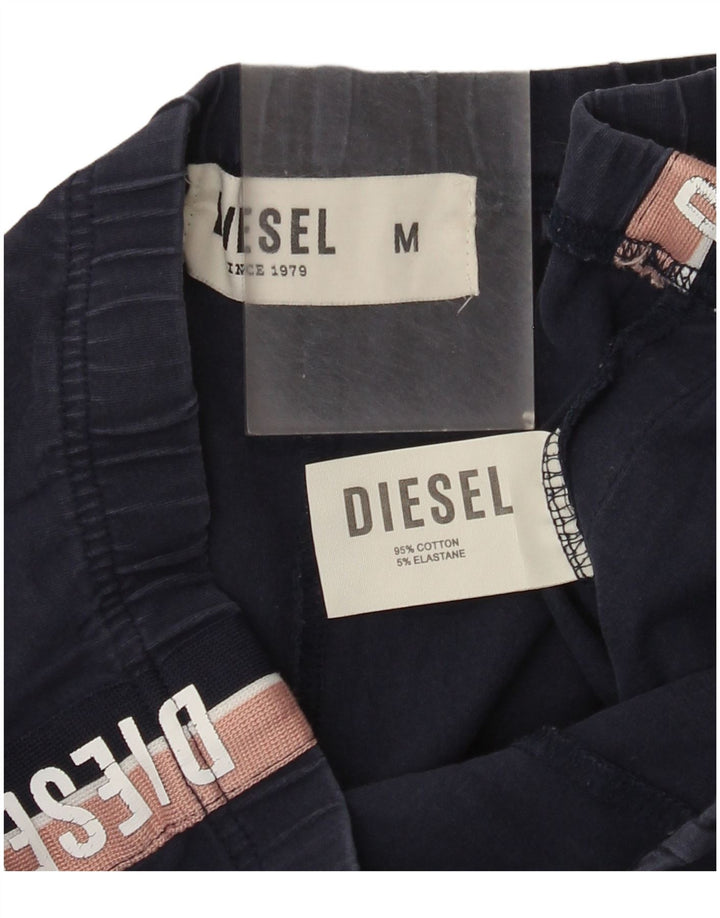 Damskie legginsy Diesel Graphic Crop UK 12, średni granatowy blok kolorów
