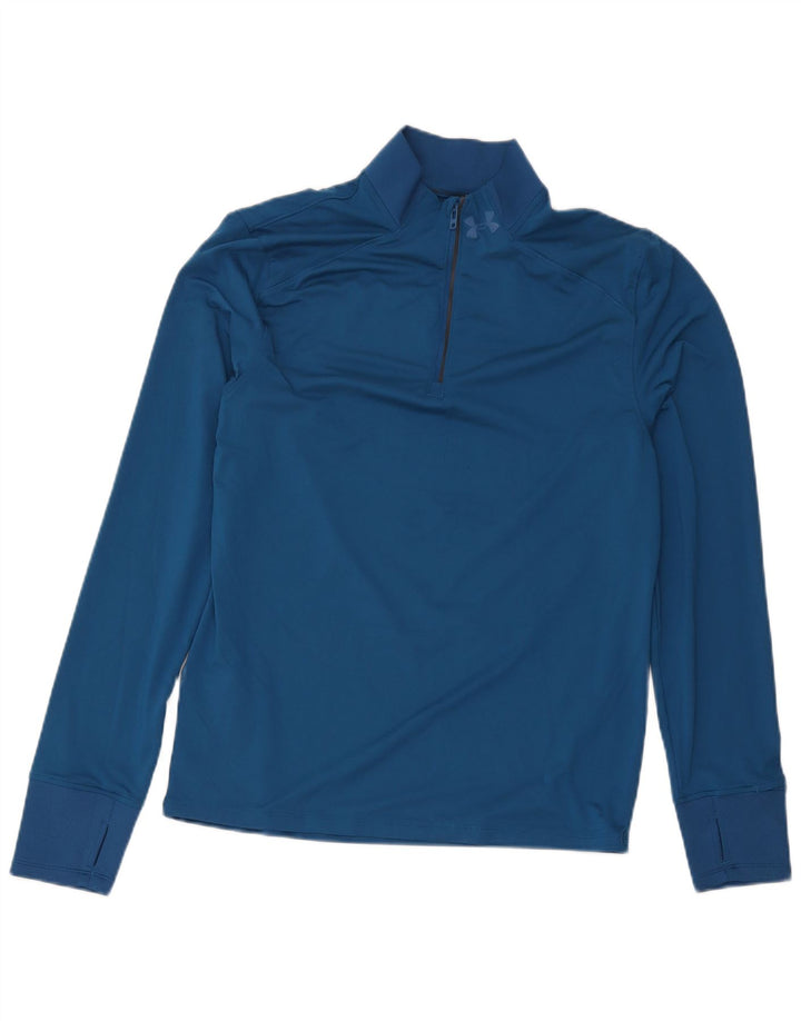 Męski dres z zamkiem błyskawicznym Under Armour, średni niebieski