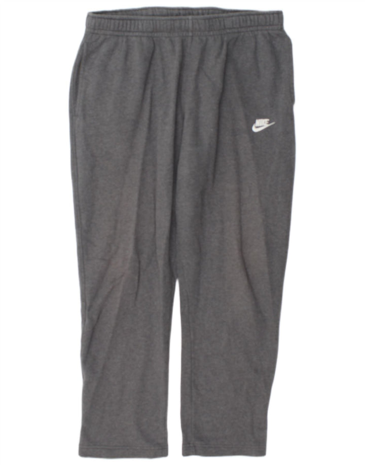 Męskie spodnie dresowe Nike XL, szare, bawełniane w cętki