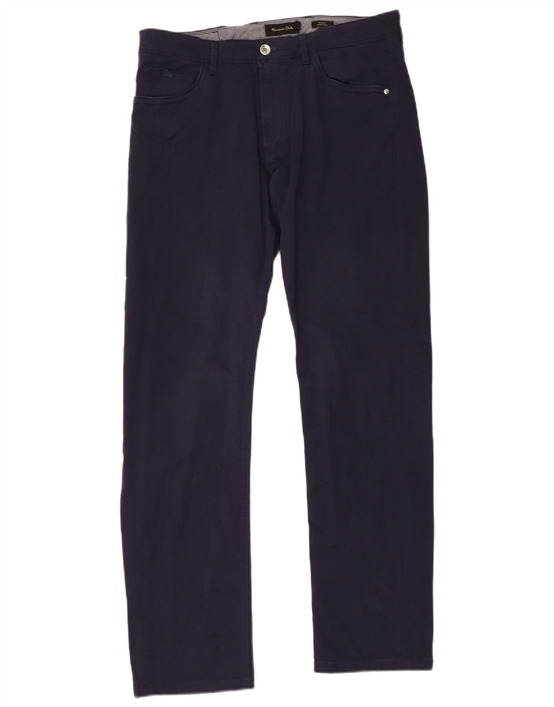 Spodnie męskie MASSIMO DUTTI Slim Fit EU 42 Large W32 L31 granatowe