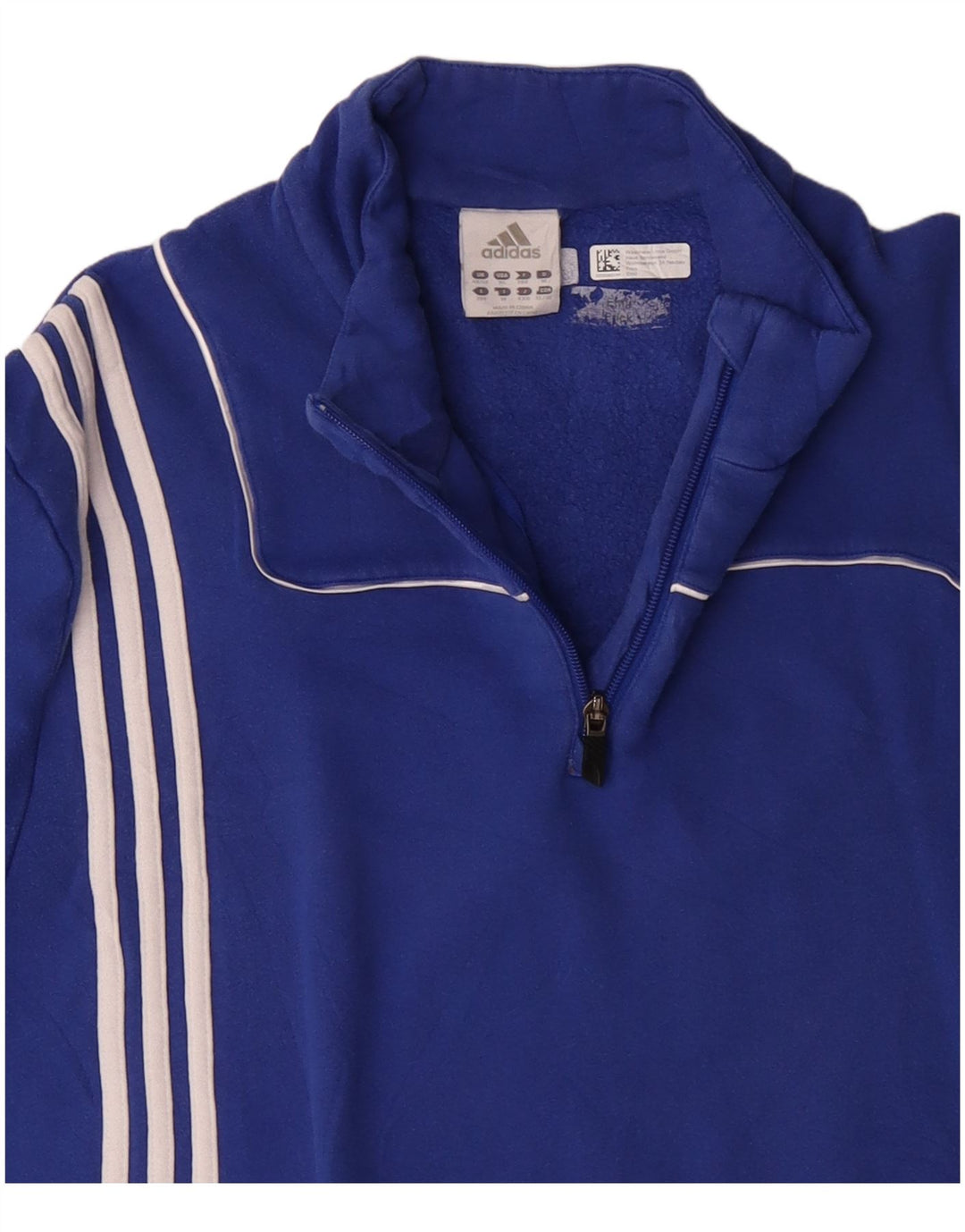 Męska bluza ADIDAS z zamkiem błyskawicznym, UK 48/50 XL, niebieska