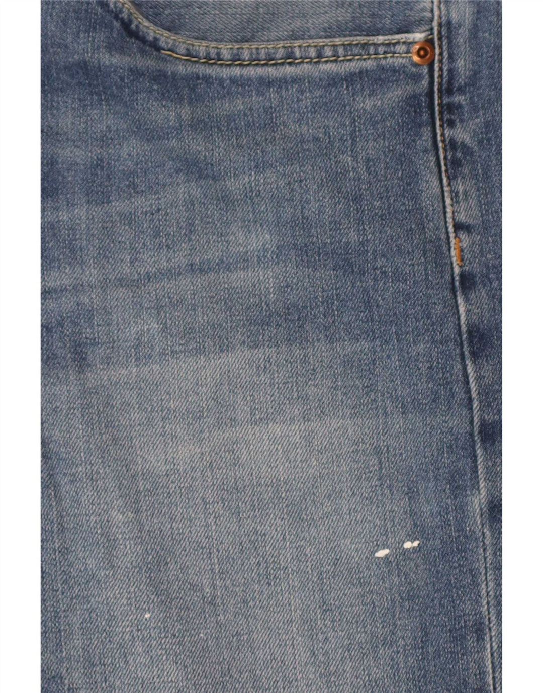 Męskie proste dżinsy Zara EU 44 Large W34 L29 Niebieskie