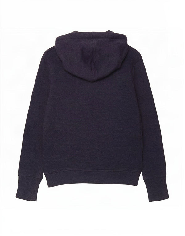 Damski sweter z kapturem Superdry UK 10, mały, granatowy, bawełniany