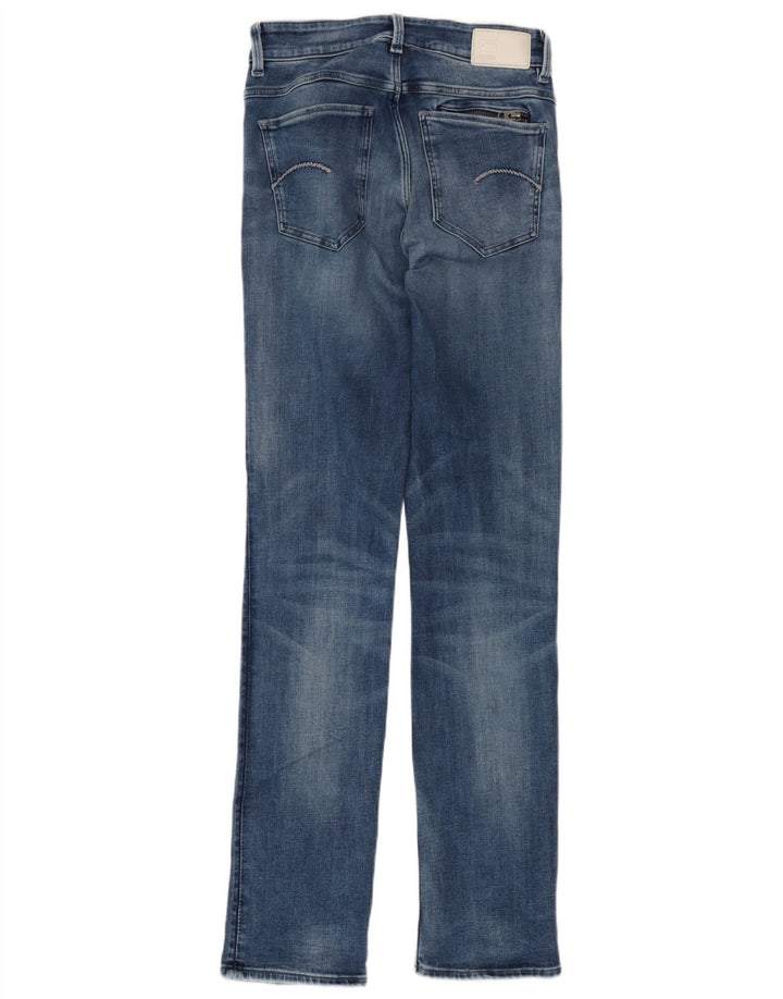 Damskie jeansy slim G-Star W26 L32 Niebieskie bawełniane