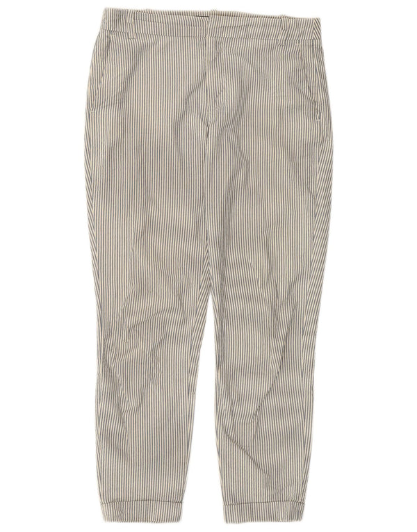 Damskie proste spodnie chino Zara EU 36 XS W26 L26 Niebieskie paski