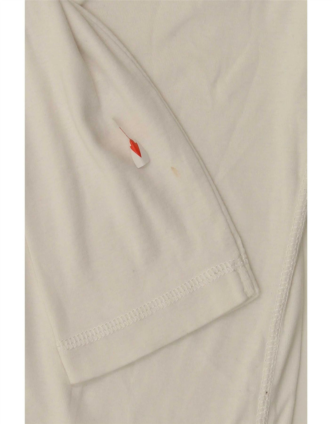 Męski top o dopasowanym kroju Tommy Hilfiger z długim rękawem, średniej wielkości, z białej bawełny