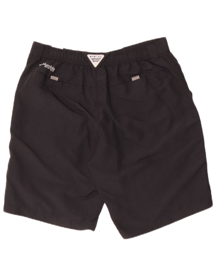 Męskie spodenki cargo Columbia Omni-Shade W34, duże, czarne, poliestrowe