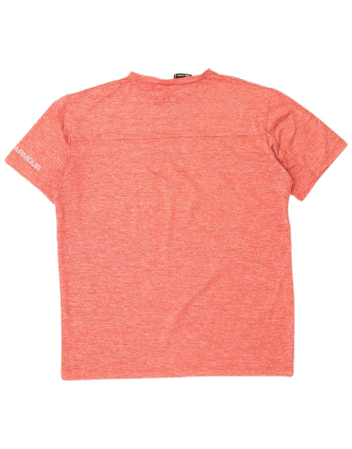 Under Armour Męski T-shirt Top Duży Czerwony Nakrapiany